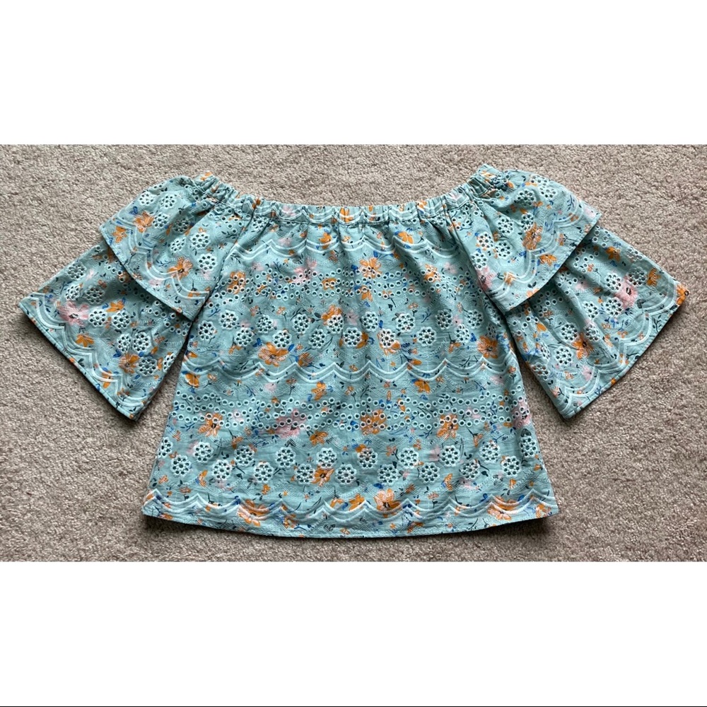 Anthropologie Laia Ashtabula Off The Shoulder Top - Picture 3 of 9